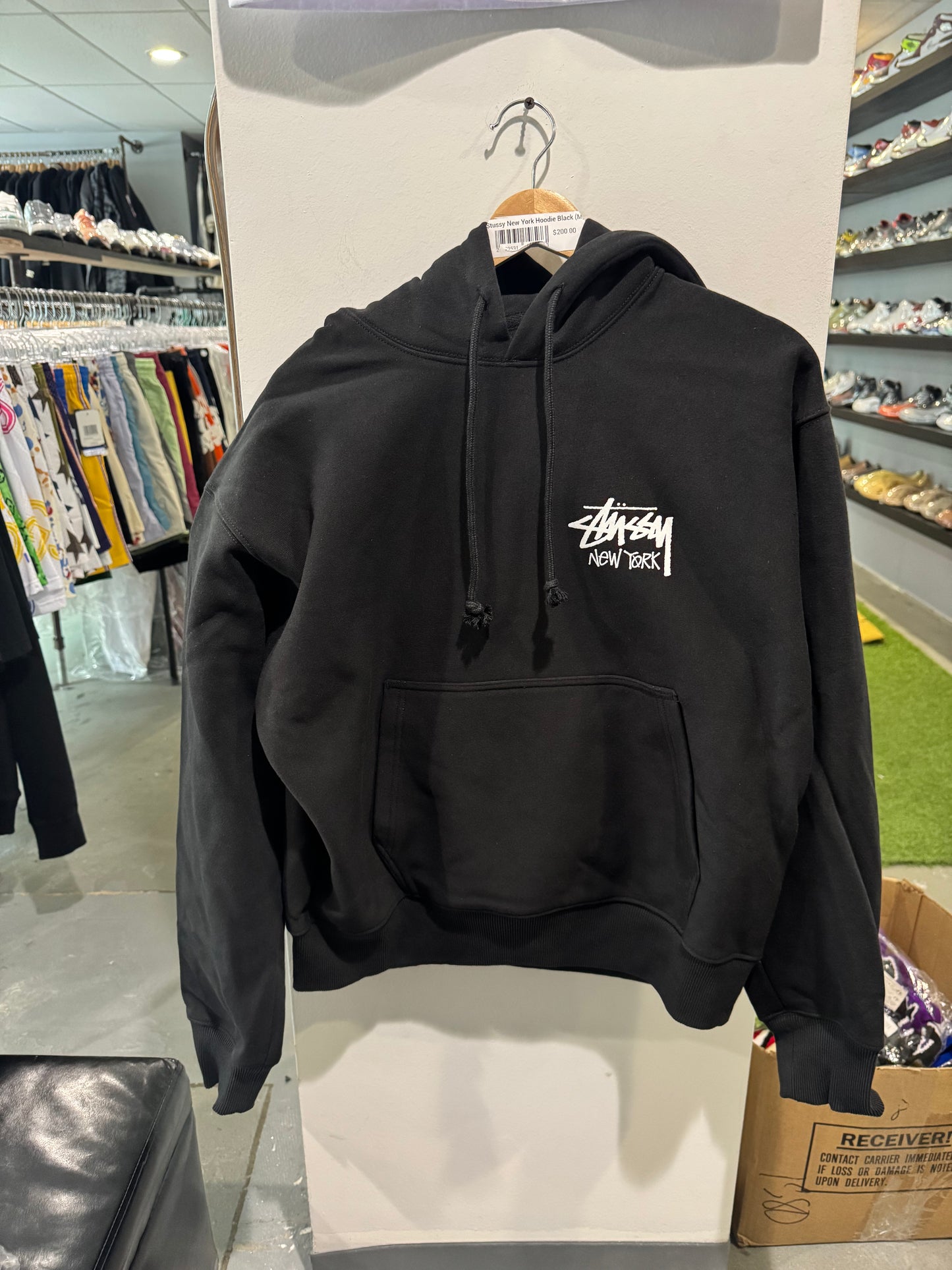 Stussy New York Hoodie Black