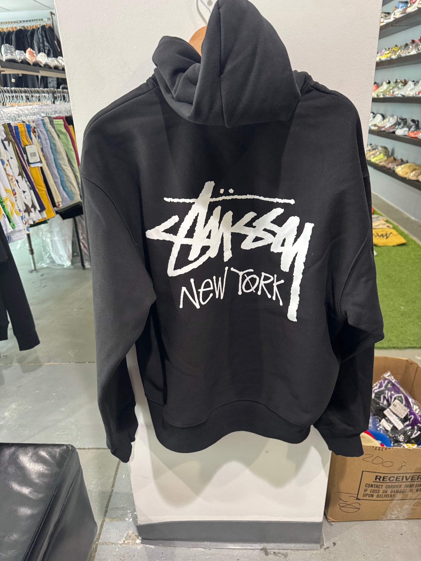 Stussy New York Hoodie Black