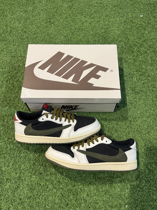 Jordan 1 Low Travis Scott Olive (9W)