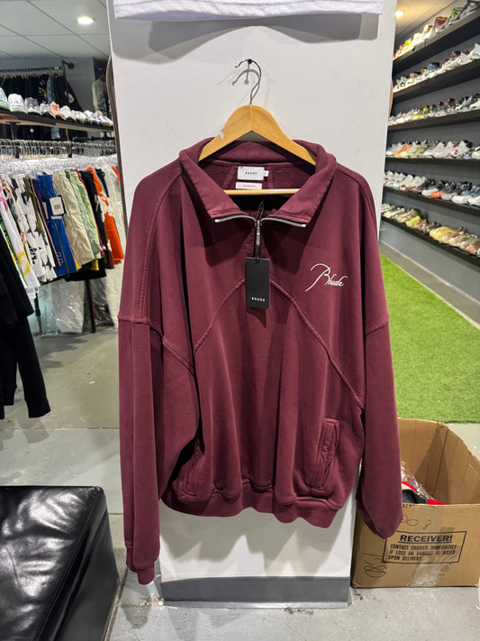 Rhude Quarter Zip Up Sweater
