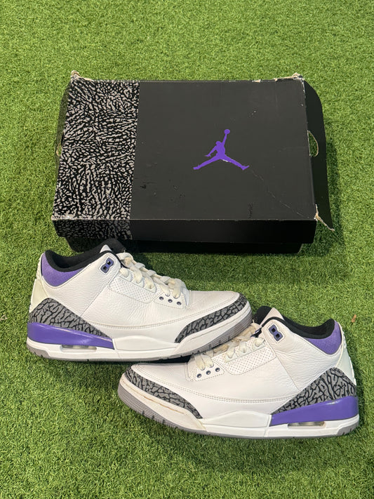 Jordan 3 Dark Iris (9.5)