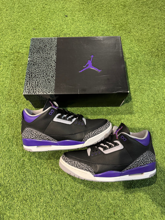 Jordan 3 Retro Black Court Purple (12)