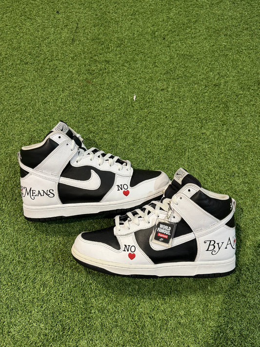 Nike SB Dunk High Supreme By Any Means Black (9.5)
