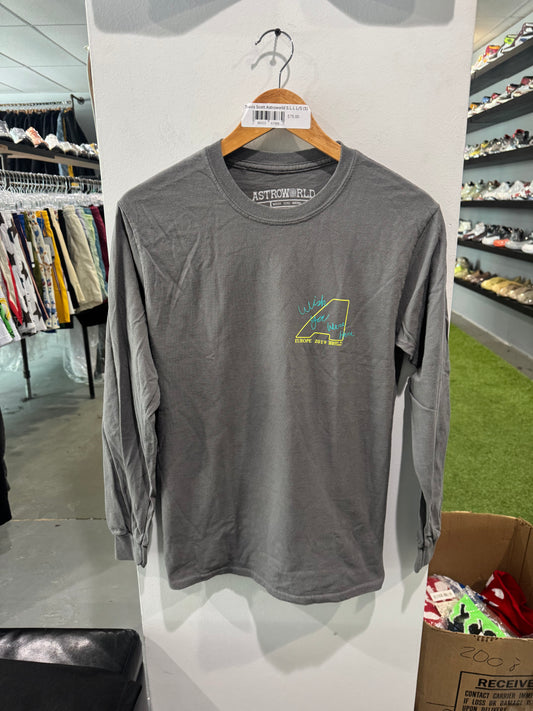Travis Scott Astroworld Stop Look Listen L/S