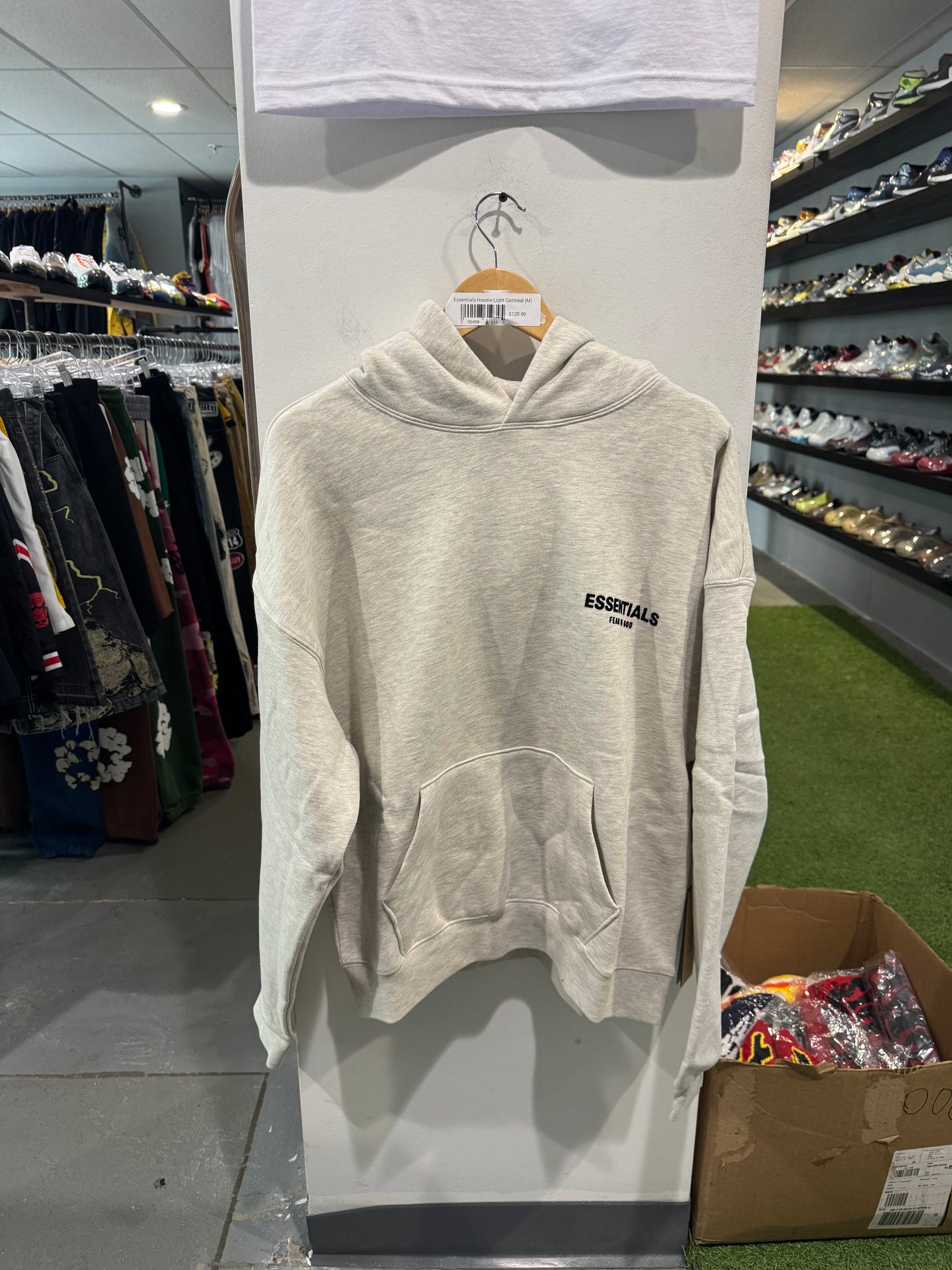 Essentials Hoodie Light Oatmeal