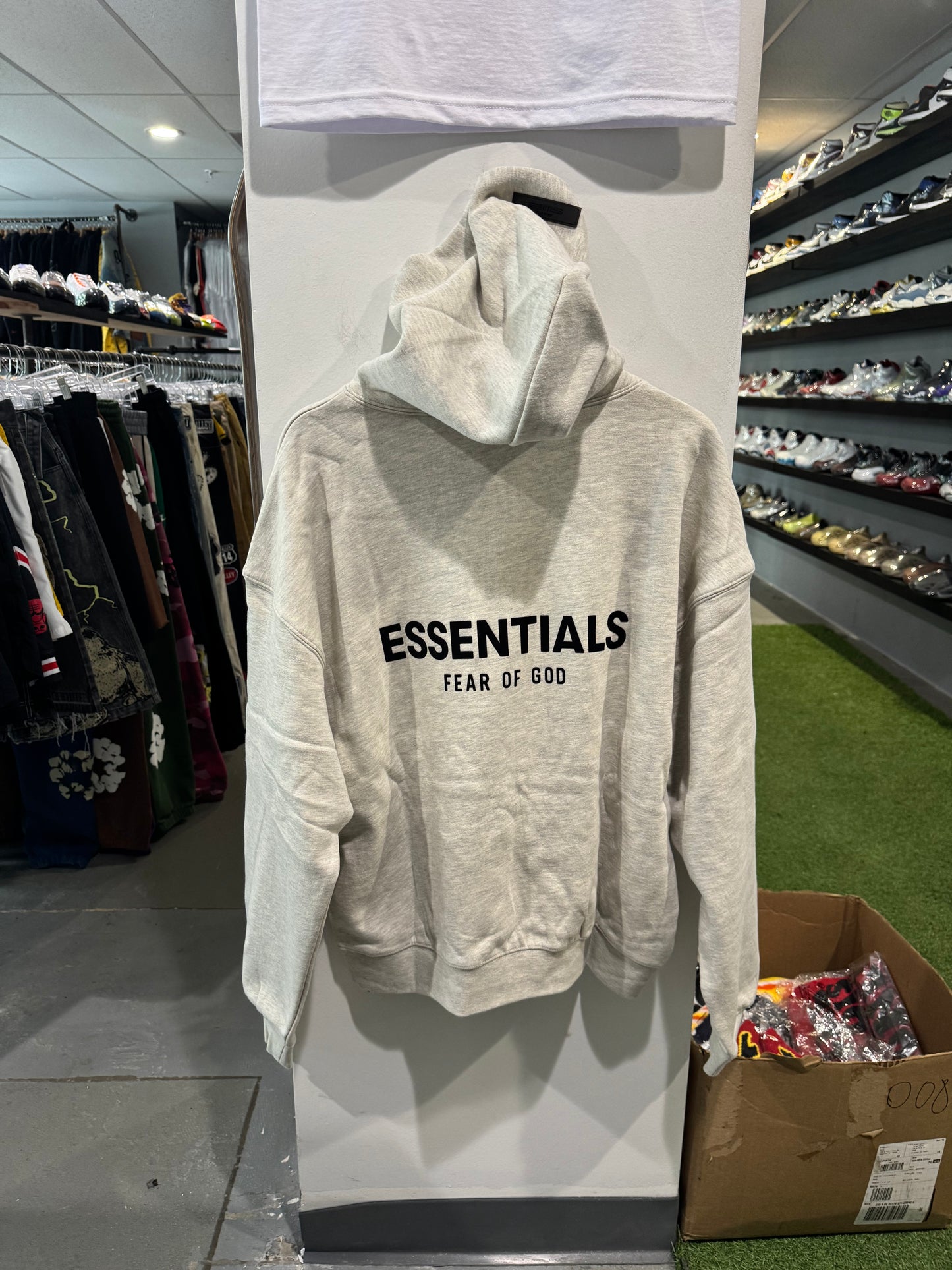 Essentials Hoodie Light Oatmeal