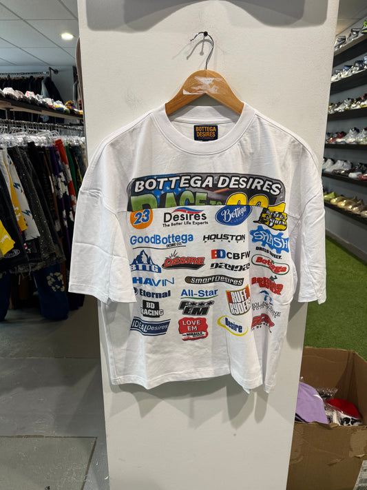 Bottega Desires Race Tee White