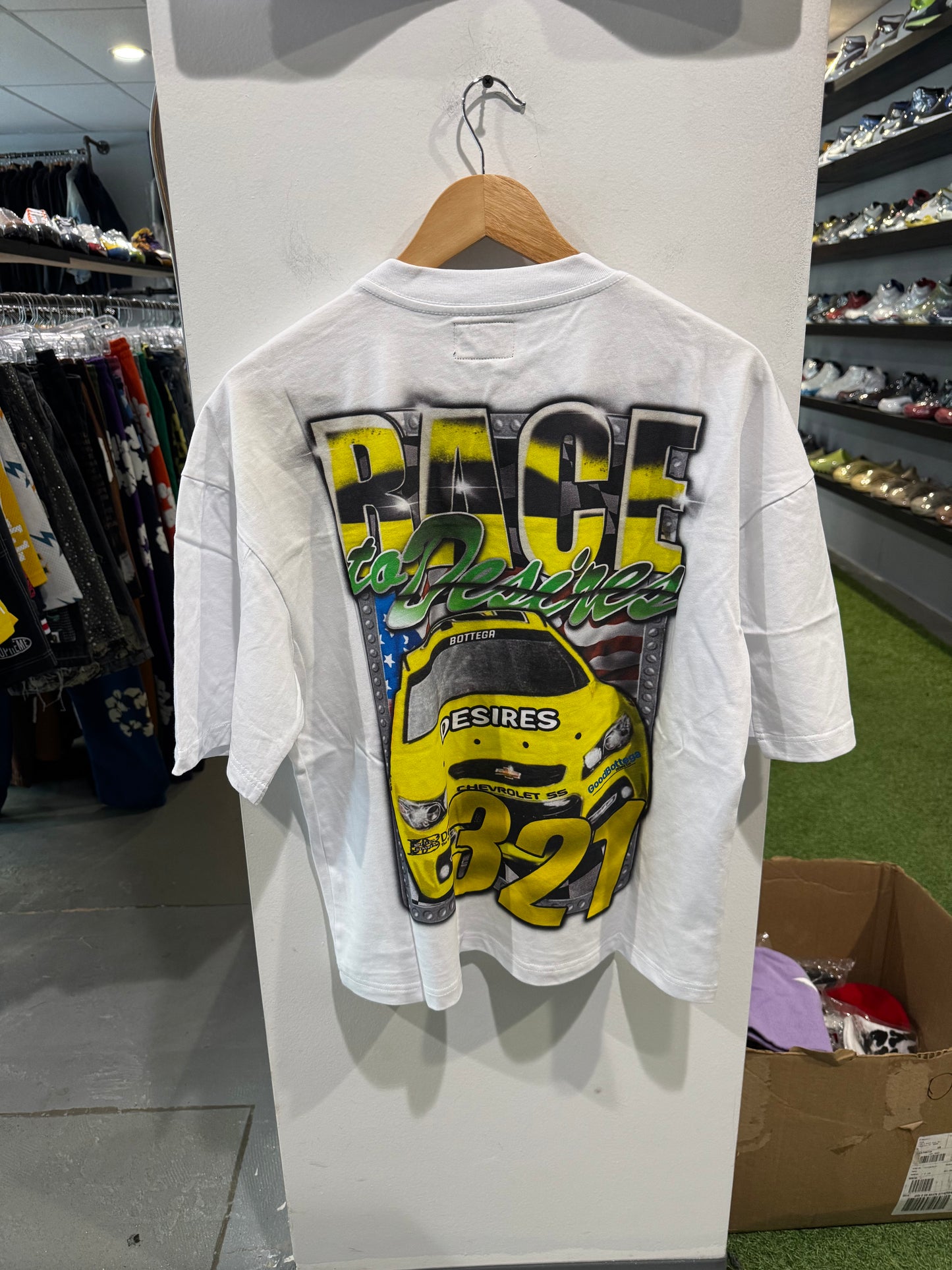 Bottega Desires Race Tee White