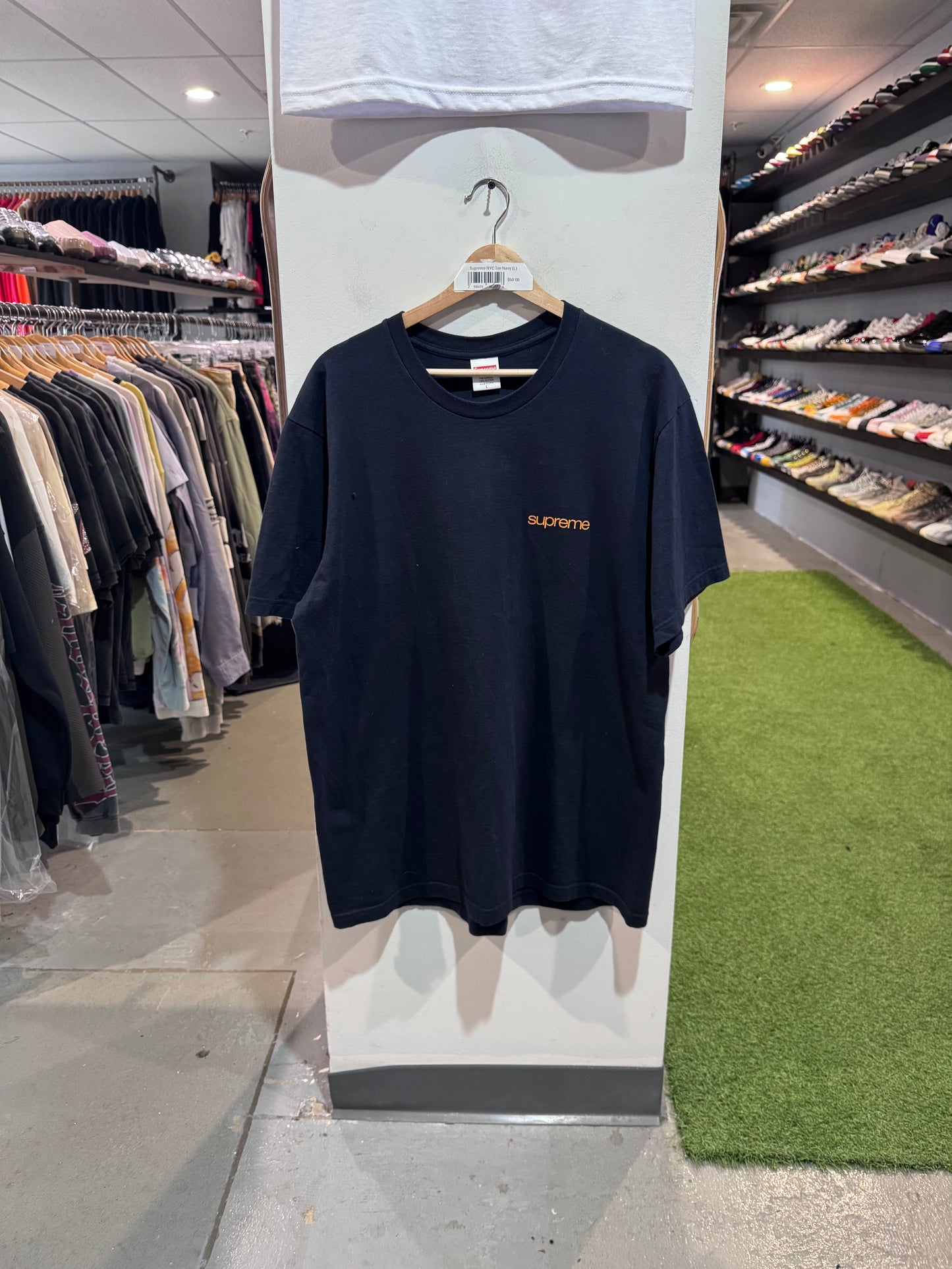 Supreme NYC Tee Navy (L)