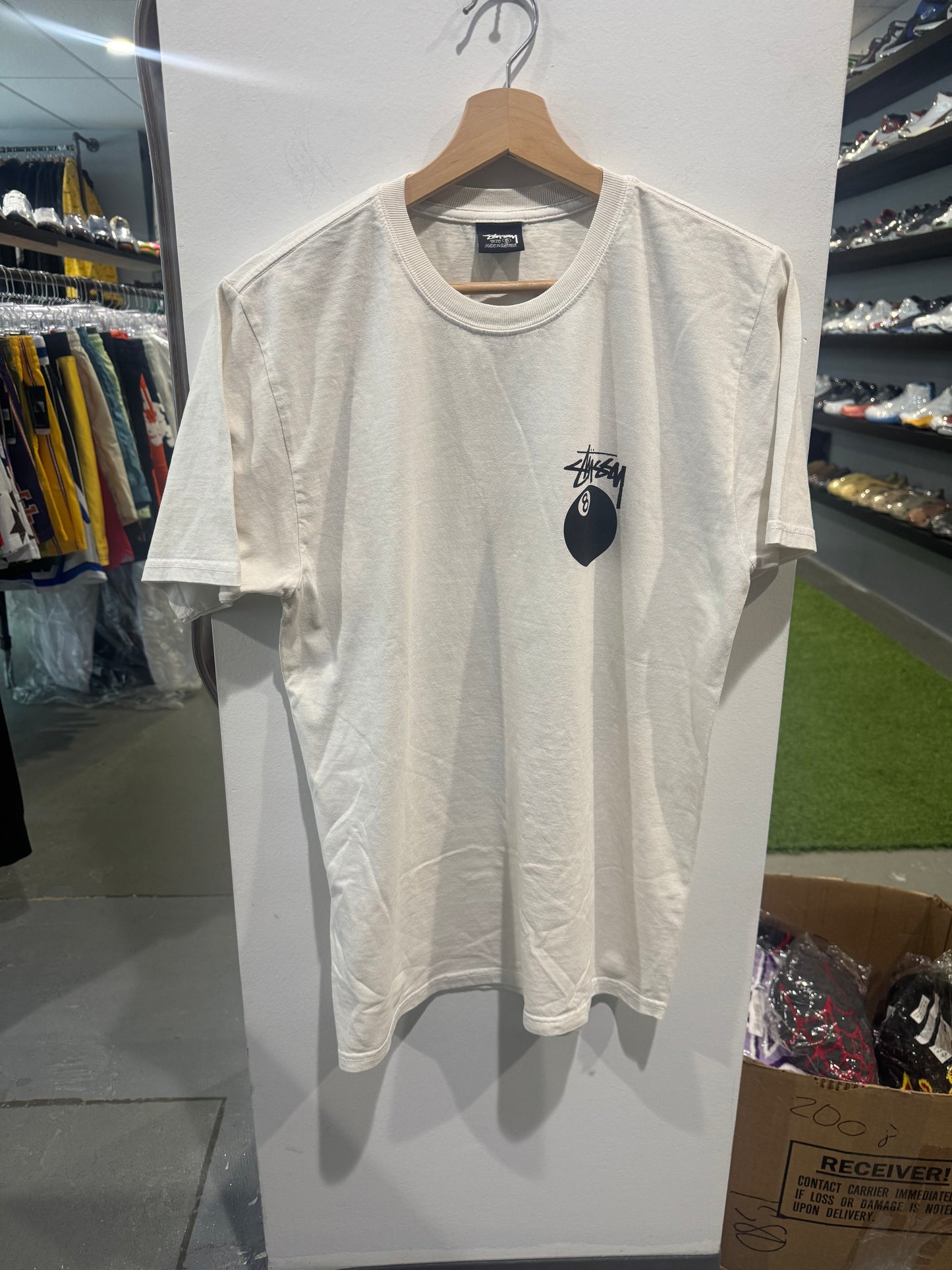 Stussy 8 Ball Tee White