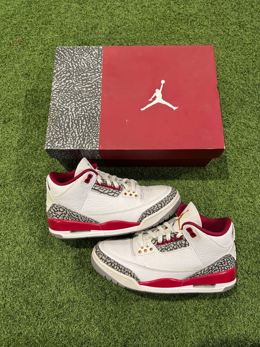Jordan 3 Cardinal Red (7.5)