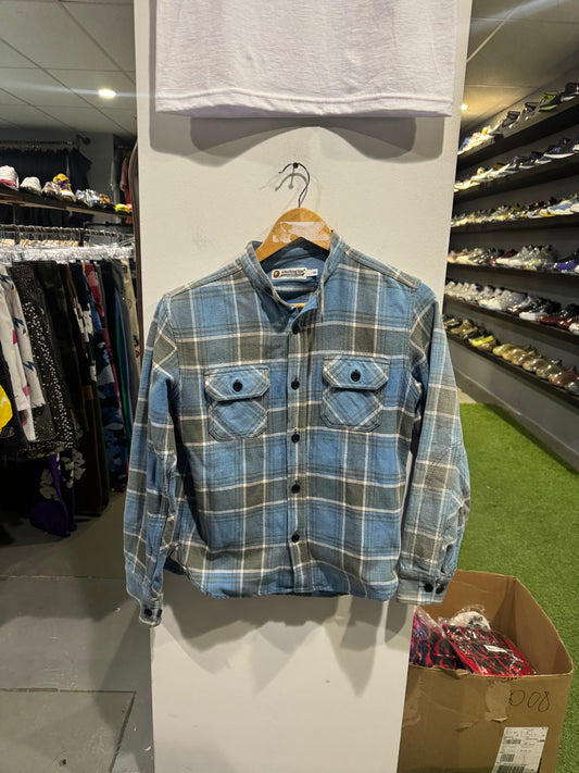 Bape Flannel Shirt Blue (S)