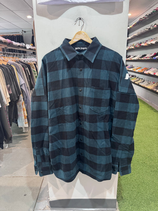 Palm Angels Classic Logo Flannel (L)