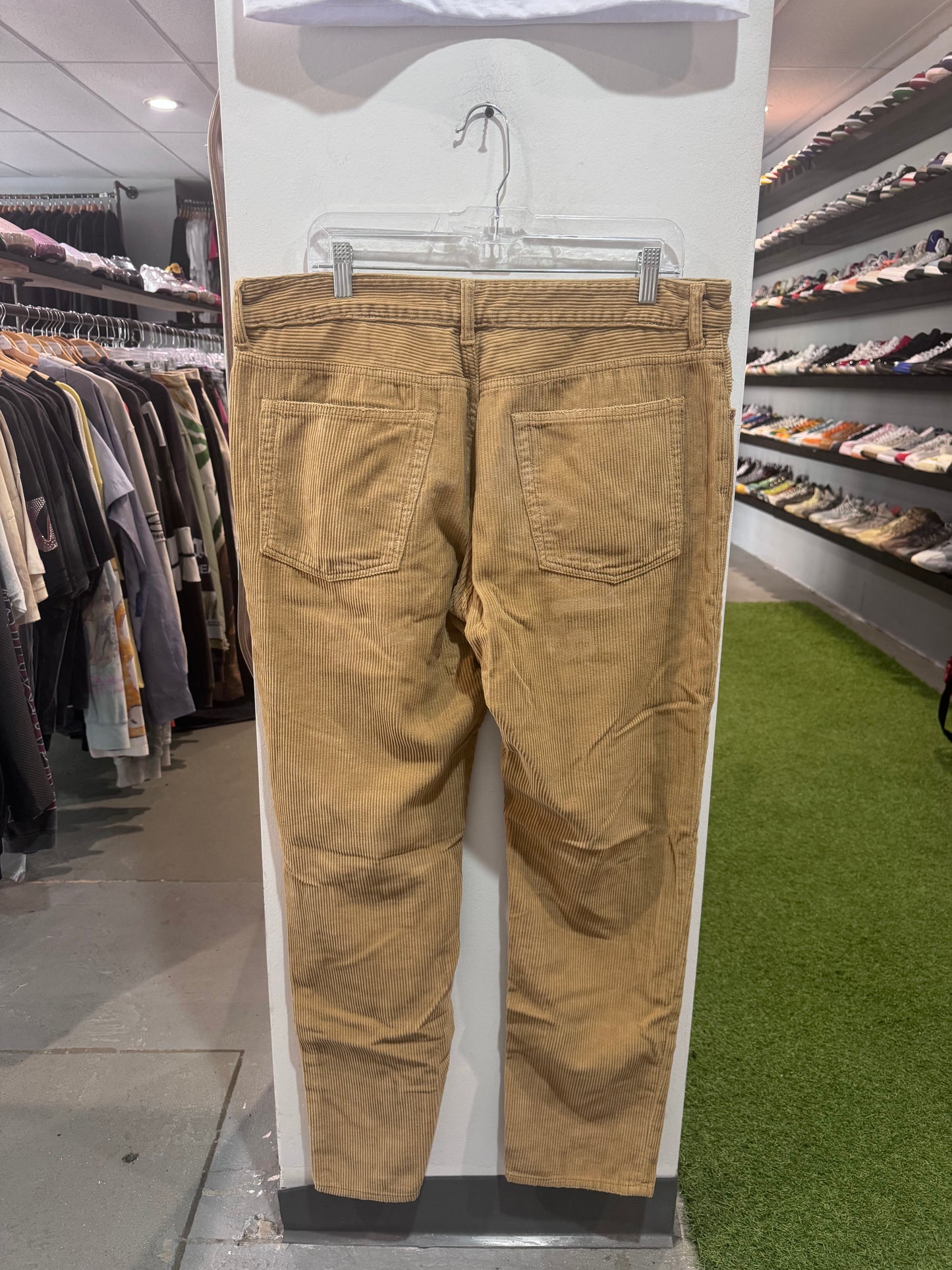 Palm Angels Corduroy Logo Pants (36)