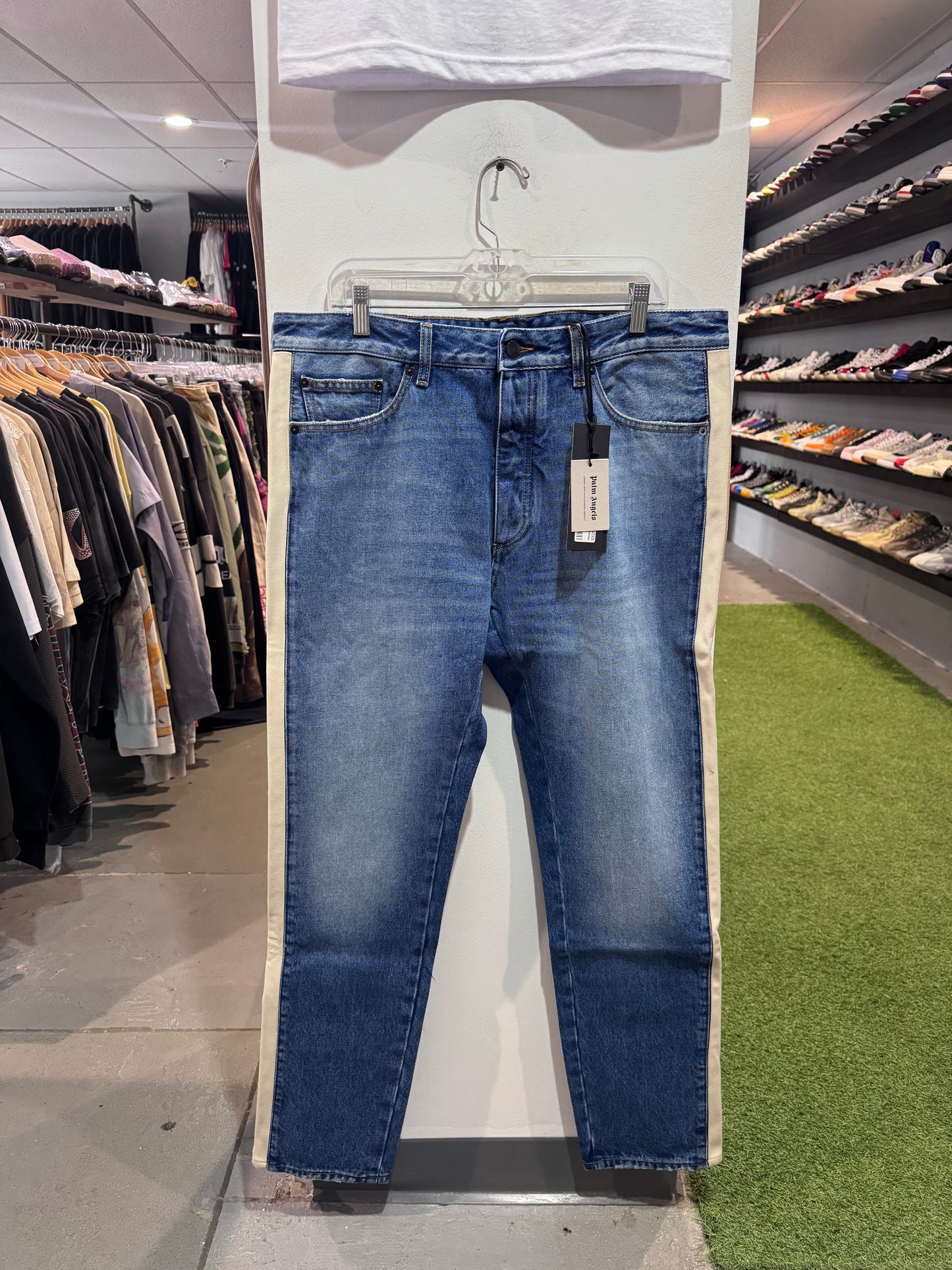 Palm Angels Track Denim Jeans