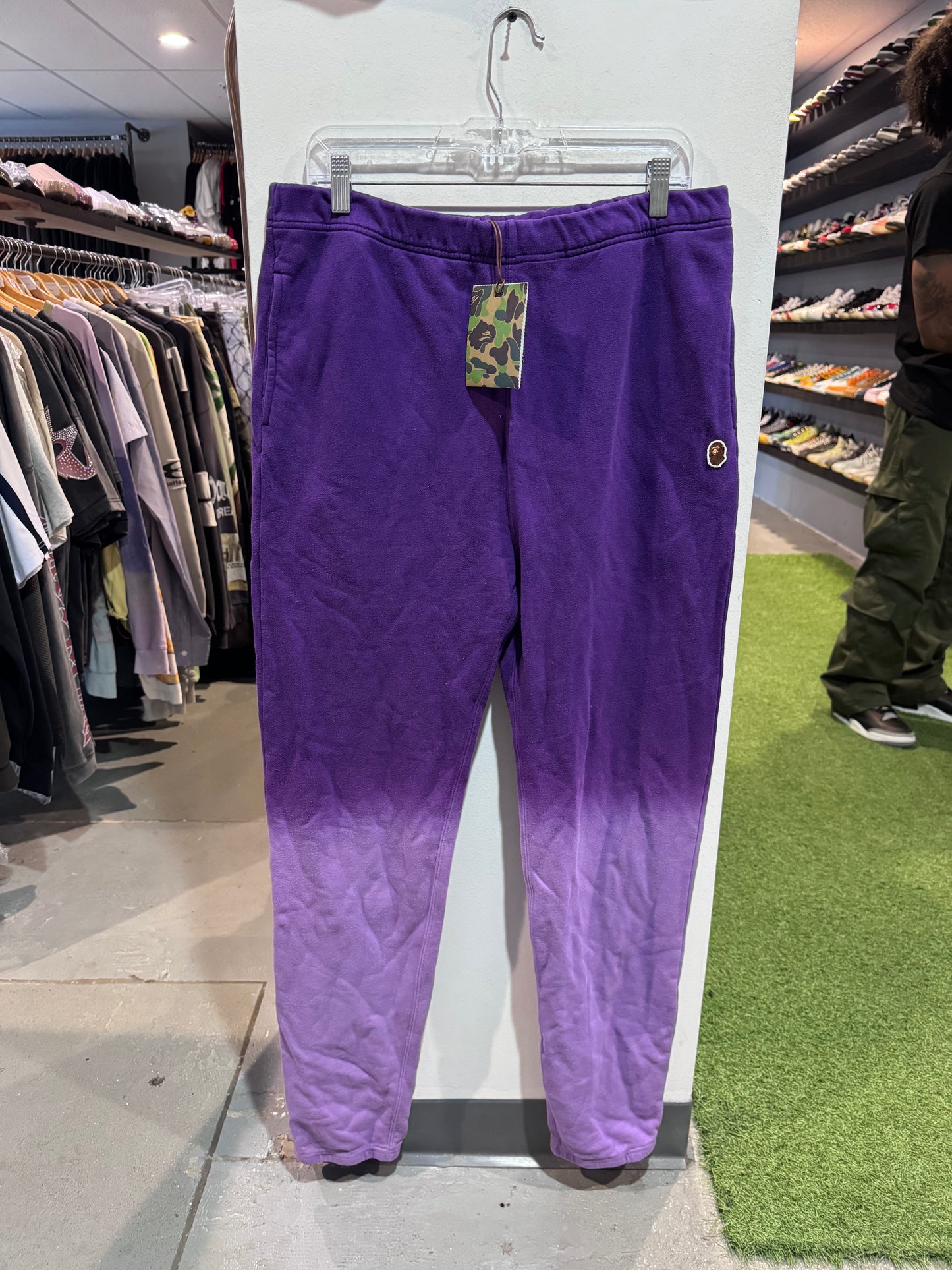Bape Gradation Sweatpants Purple
