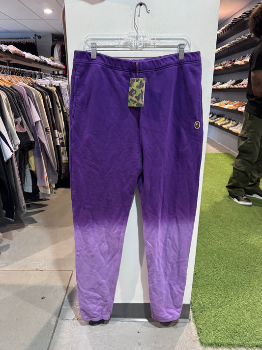 Bape Gradation Sweatpants Purple