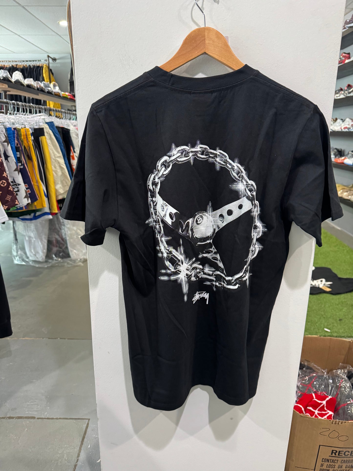 Stussy Chain Link Tee Black