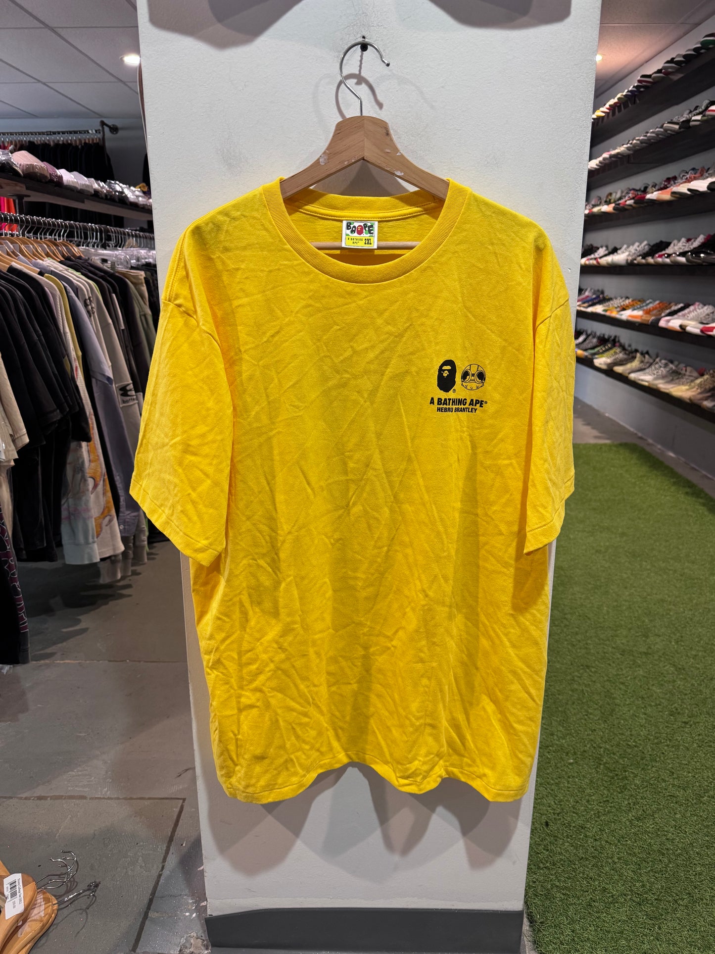 Bape Hebru Brantley Tee Yellow (XXL)