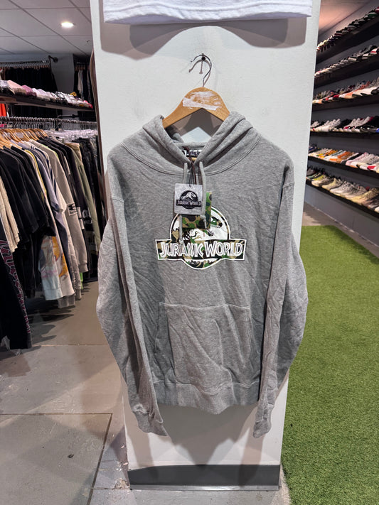 Bape x Jurassic World Logo Hoodie Grey