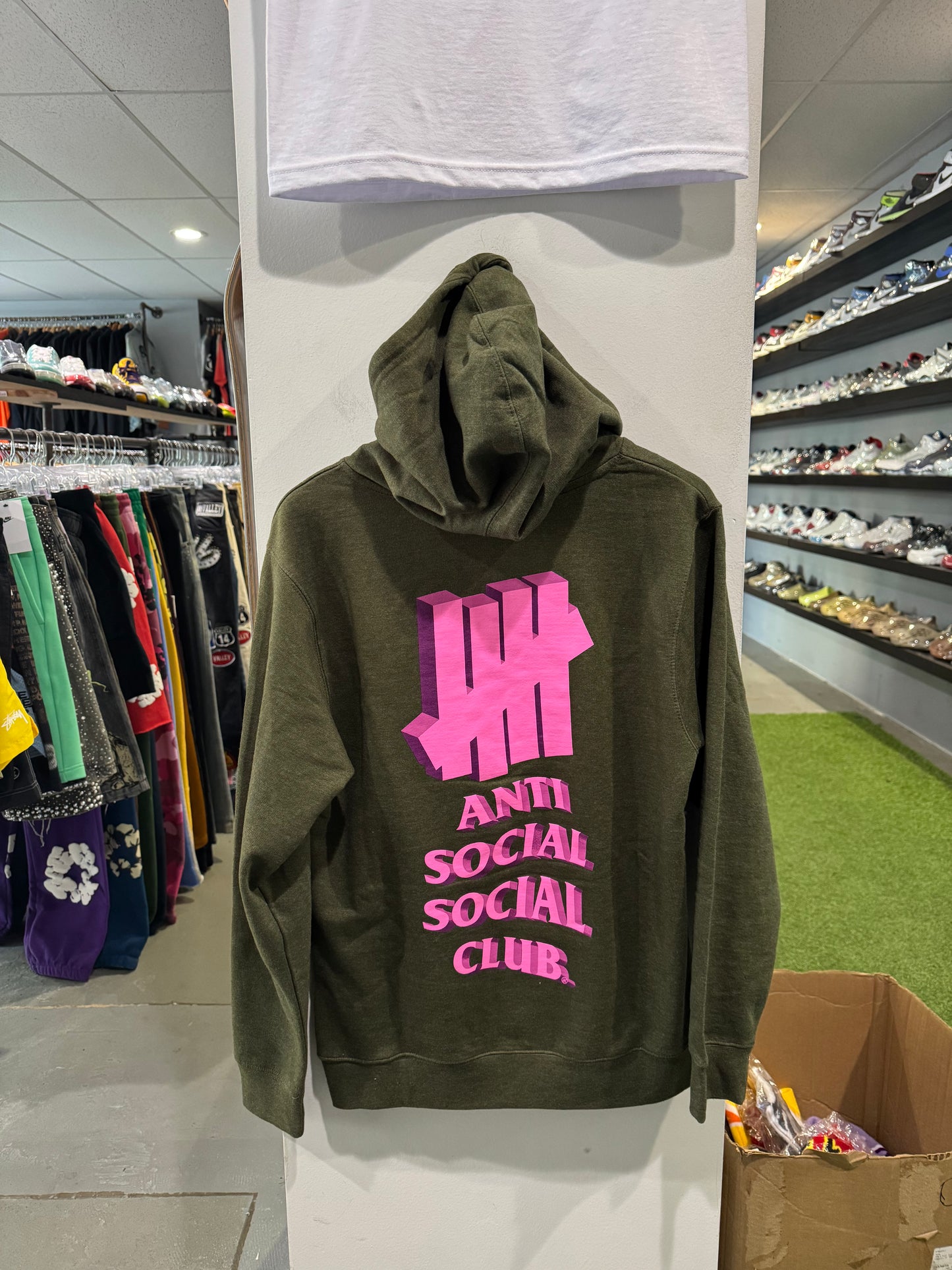 ASSC x Undefeated Hoodie Olive