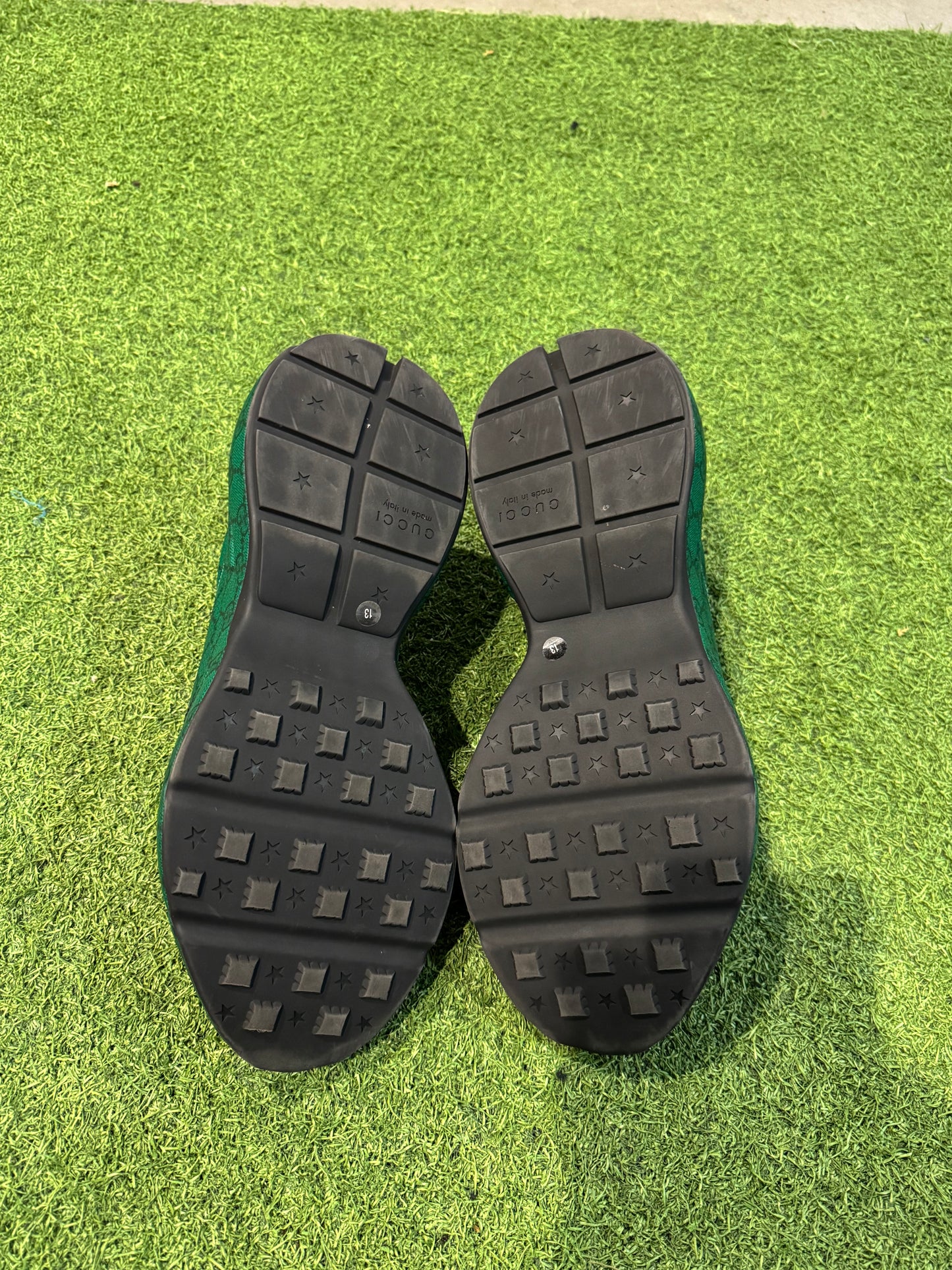 Gucci Rhyton Sneaker Green/Black (13)