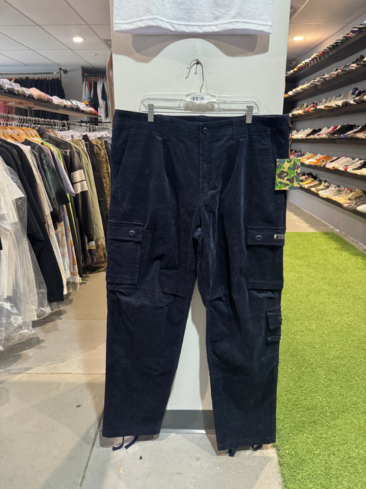 Bape Vintage Corduroy Cargo Pants Navy