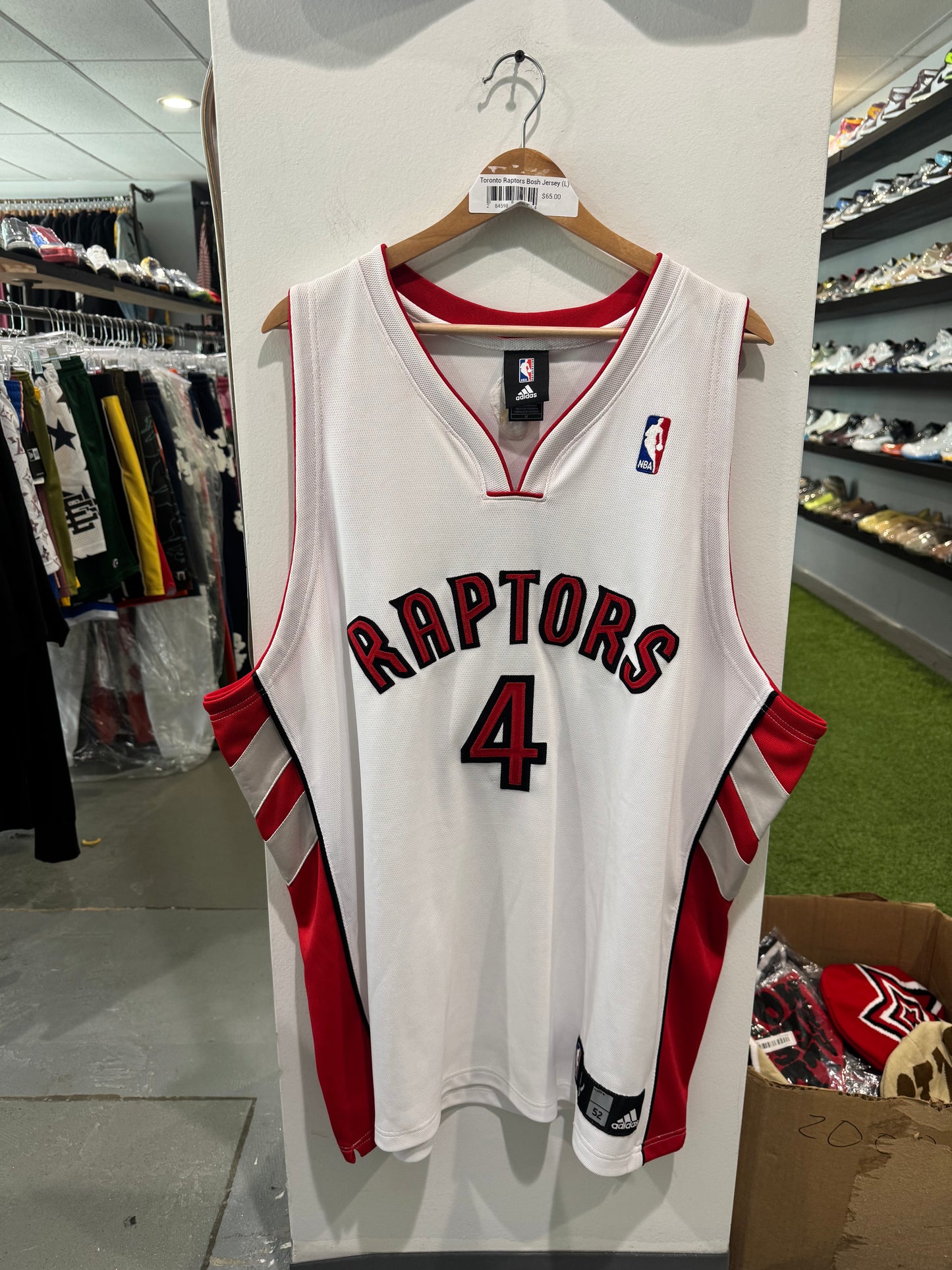 Toronto Raptors Bosh Adidas Jersey (L)