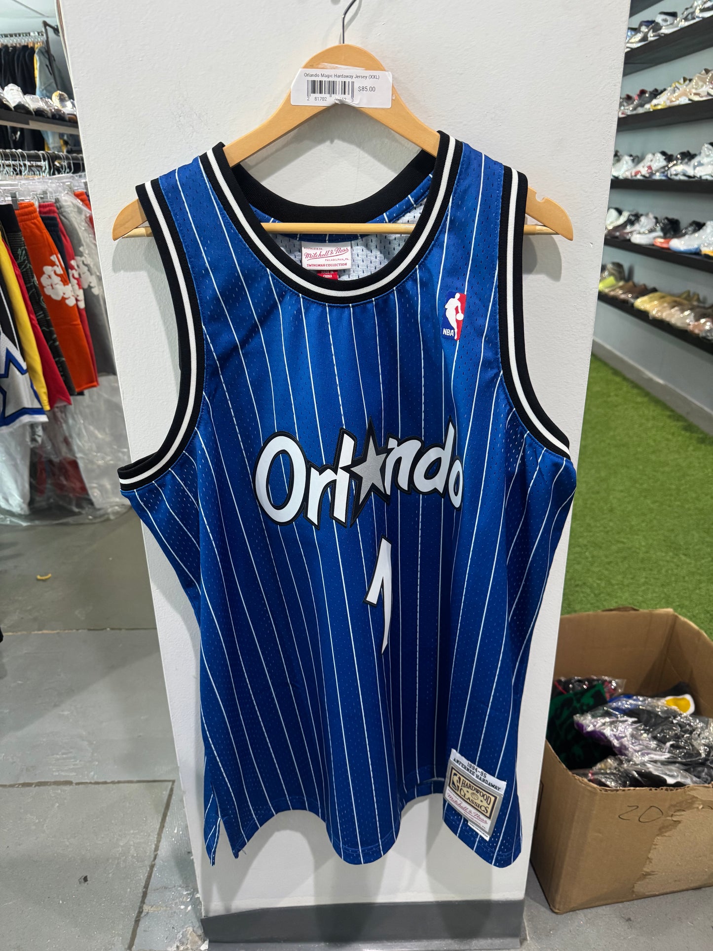 Orlando Magic Hardaway Mitchell & Ness Jersey (XXL)