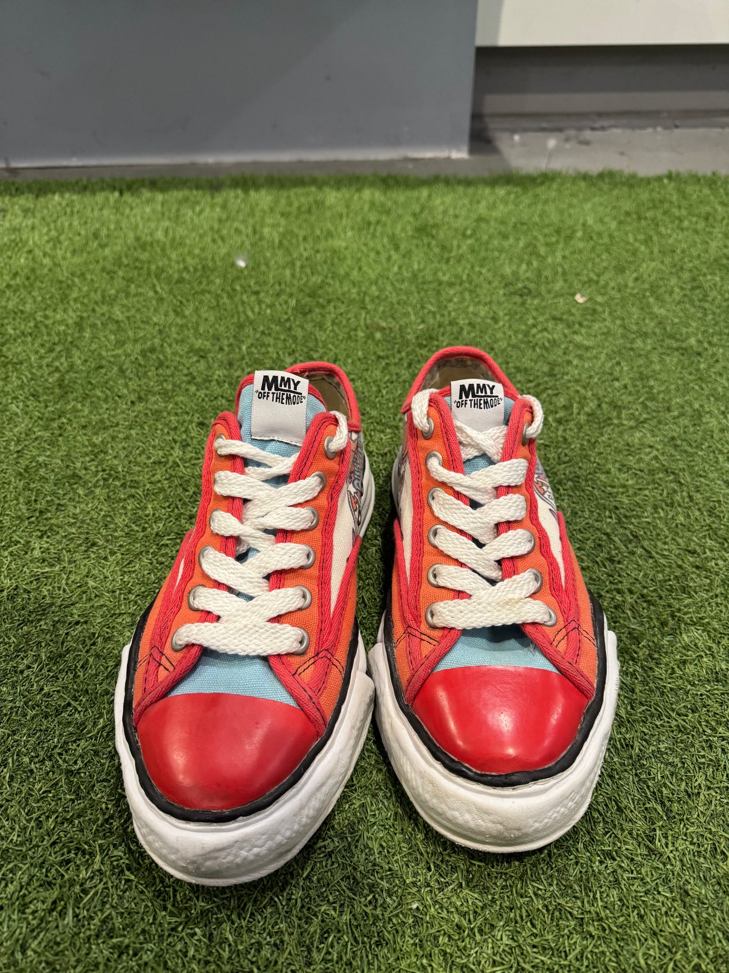 Maison Mihara Paterson Printed Sneaker Red (9)
