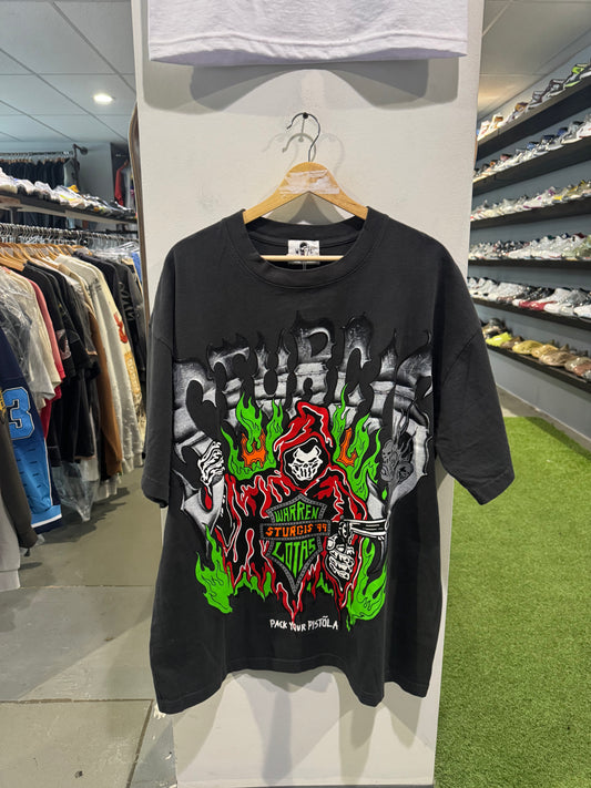 Warren Lotas Sturgis Reaper Tee Black