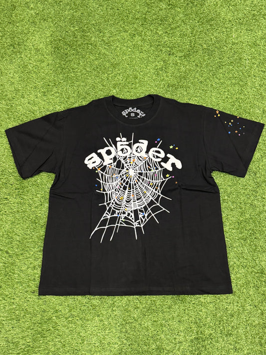 Sp5der OG Web Tee Black