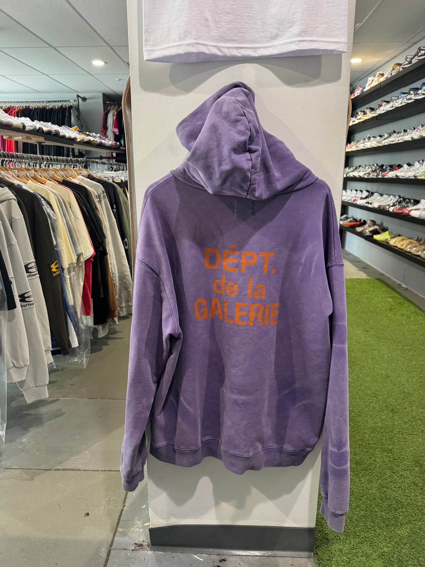 Gallery Dept. French Logo Zip Up Hoodie (L)