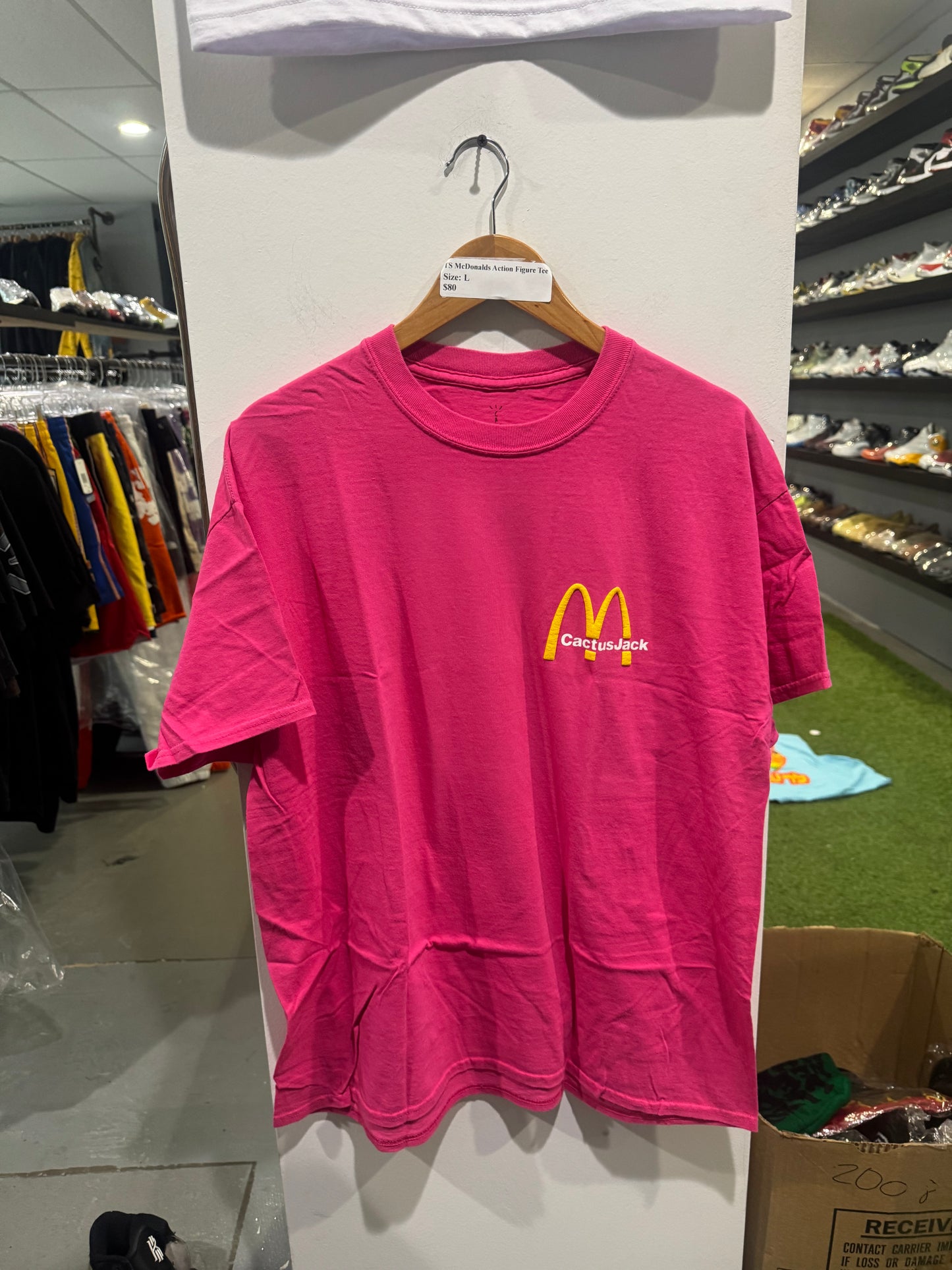 Travis Scott McDonald’s Action Figure Tee