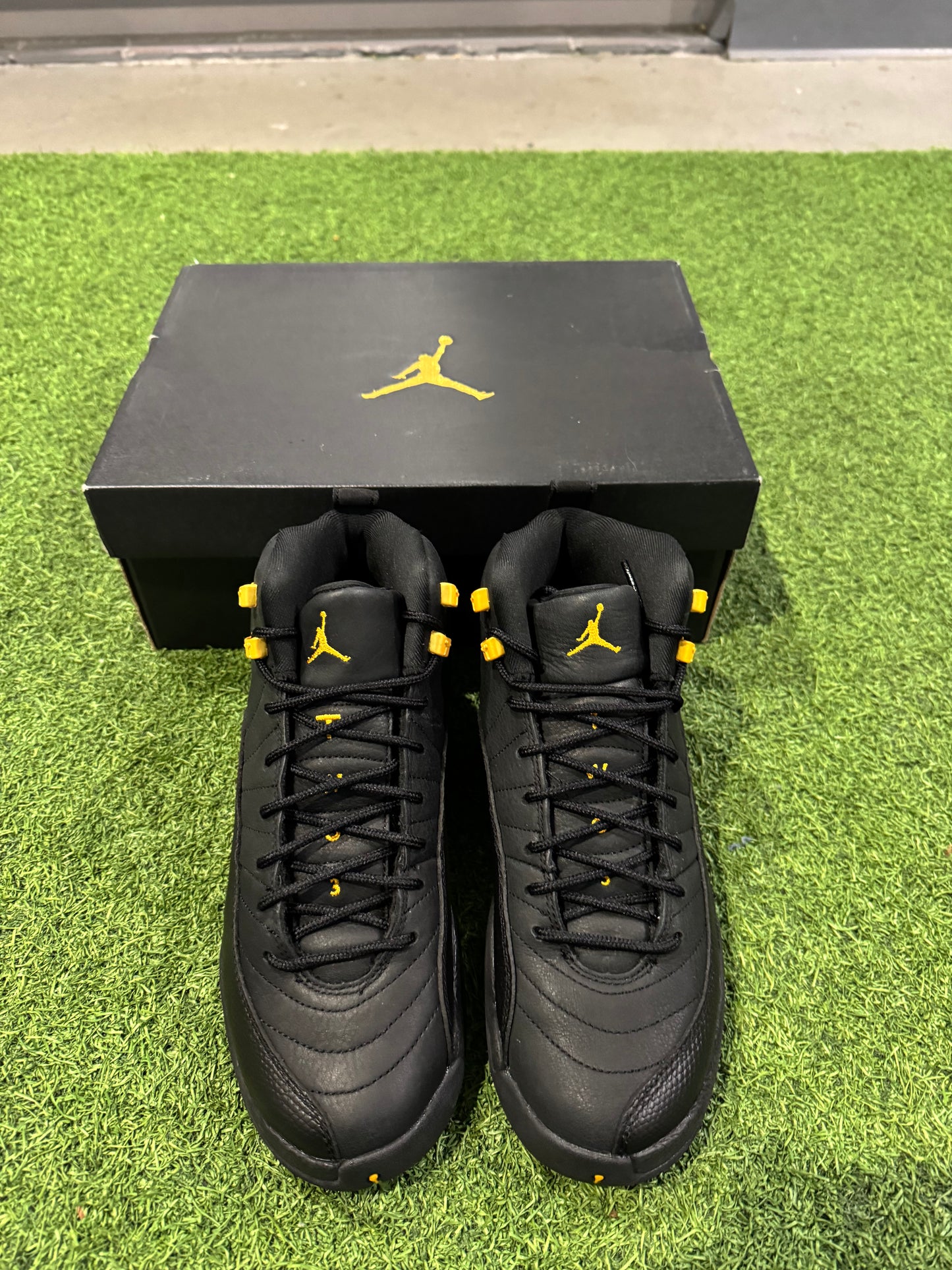 Jordan 12 Black Taxi (6Y)