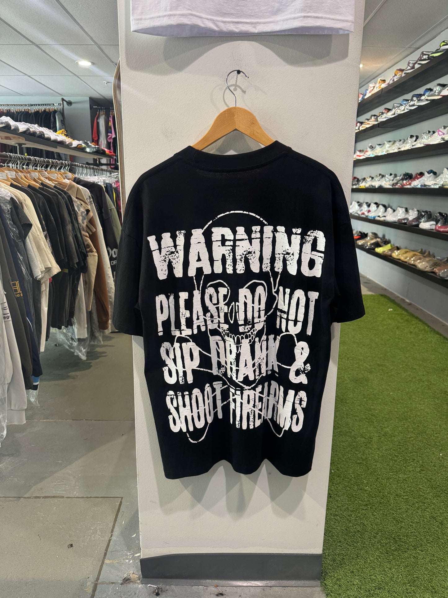 Awful Lot Of Cough Syrup Warning Tee