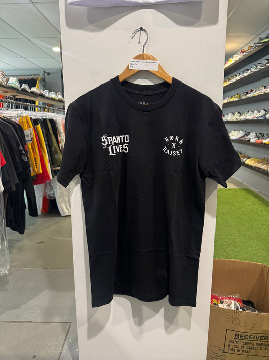 Born x Raised Spanto Lives Tee Black