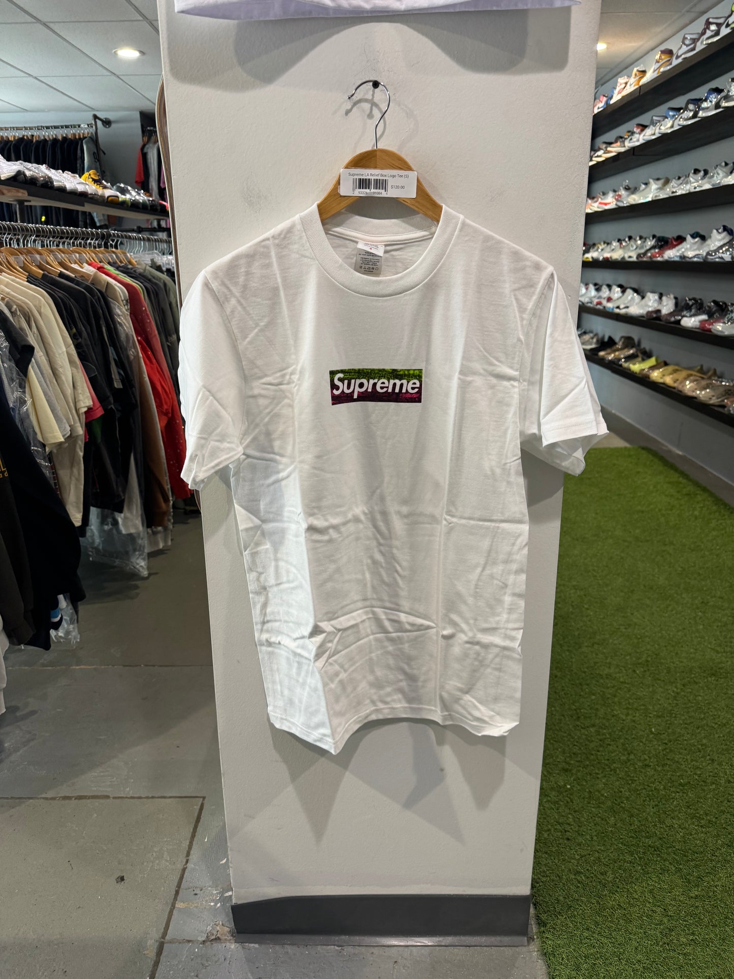 Supreme LA Relief Box Logo Tee