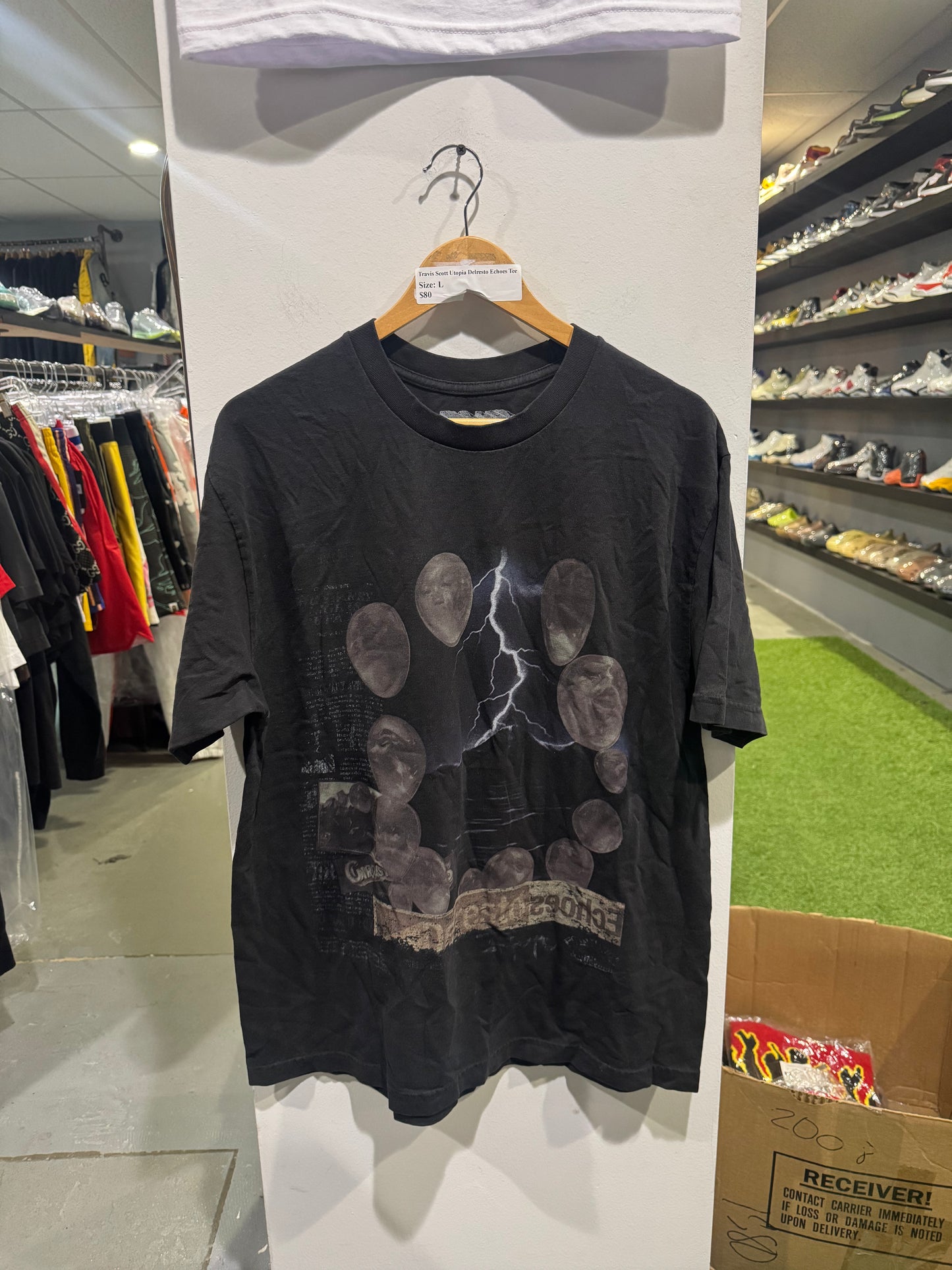 Travis Scott Utopia Delresto Echoes Tee