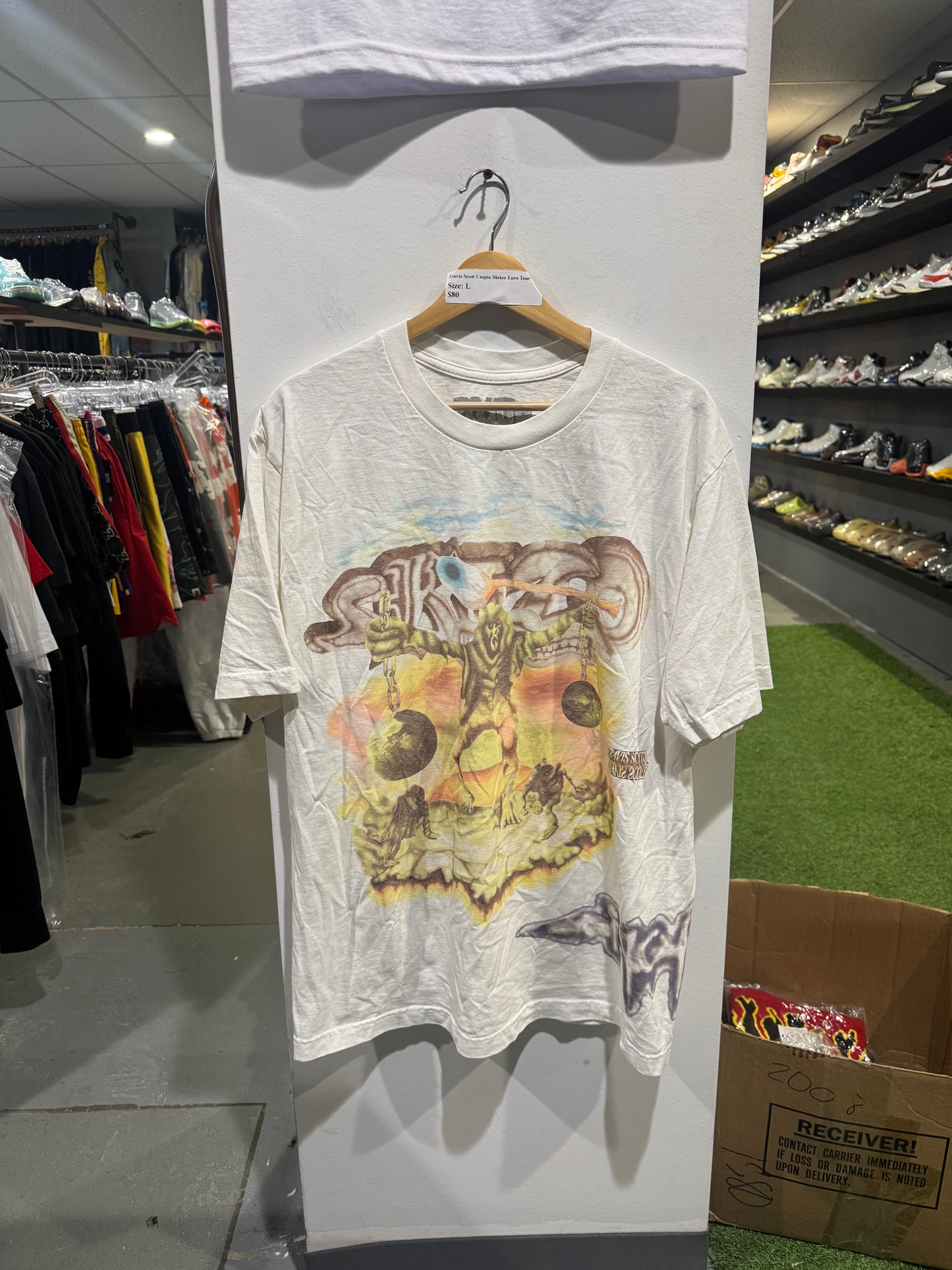 Travis Scott Utopia Euro Tour Skitzo Tee