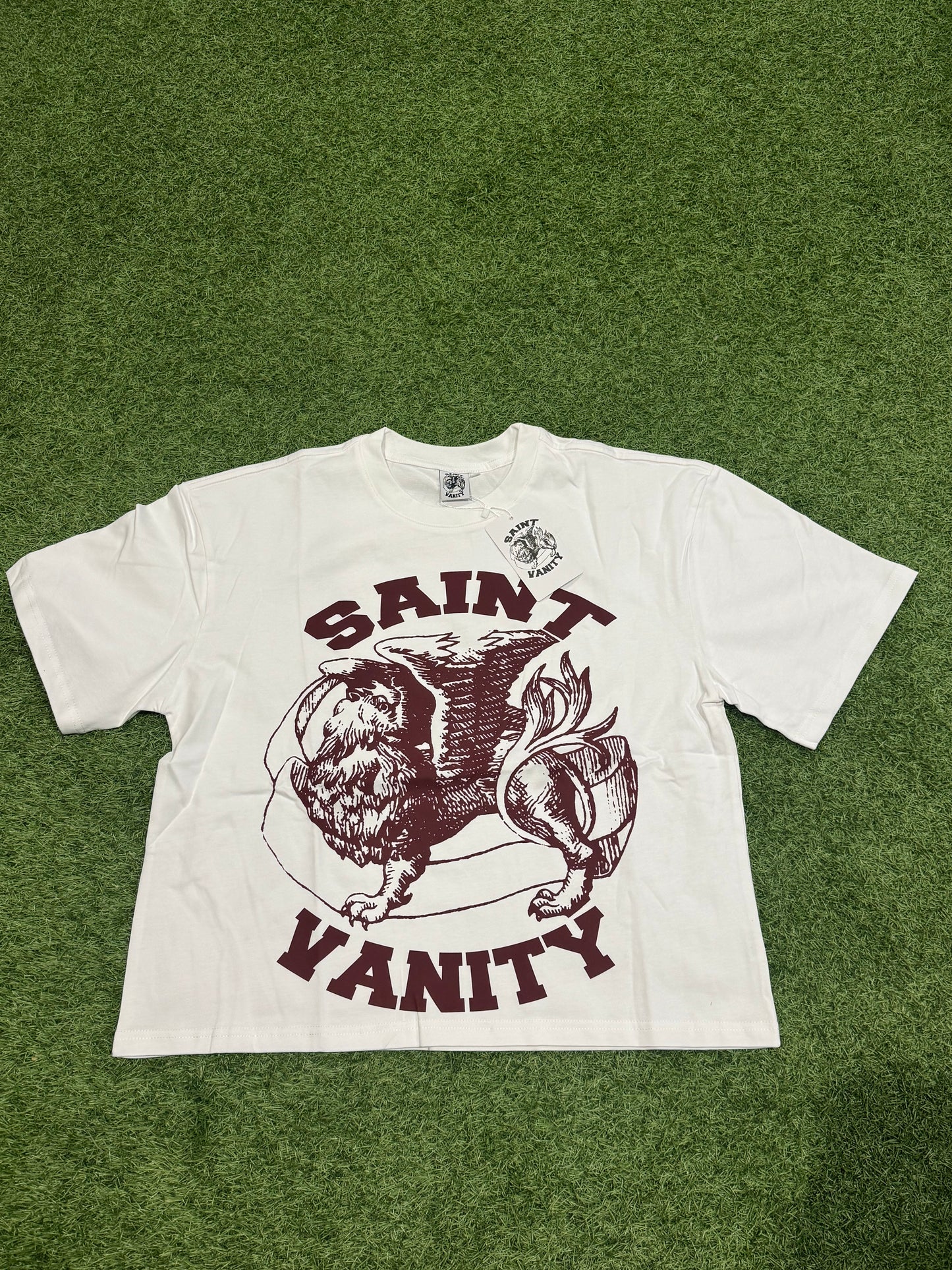 Saint Vanity Griffin Tee White/Red