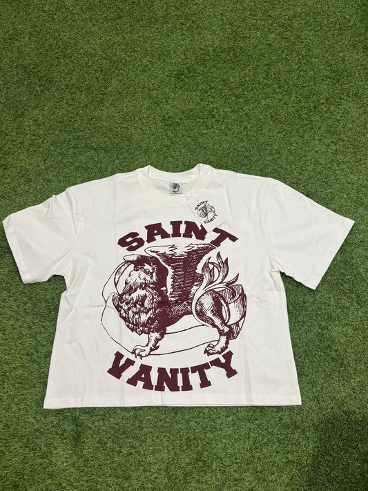 Saint Vanity Griffin Tee White/Red