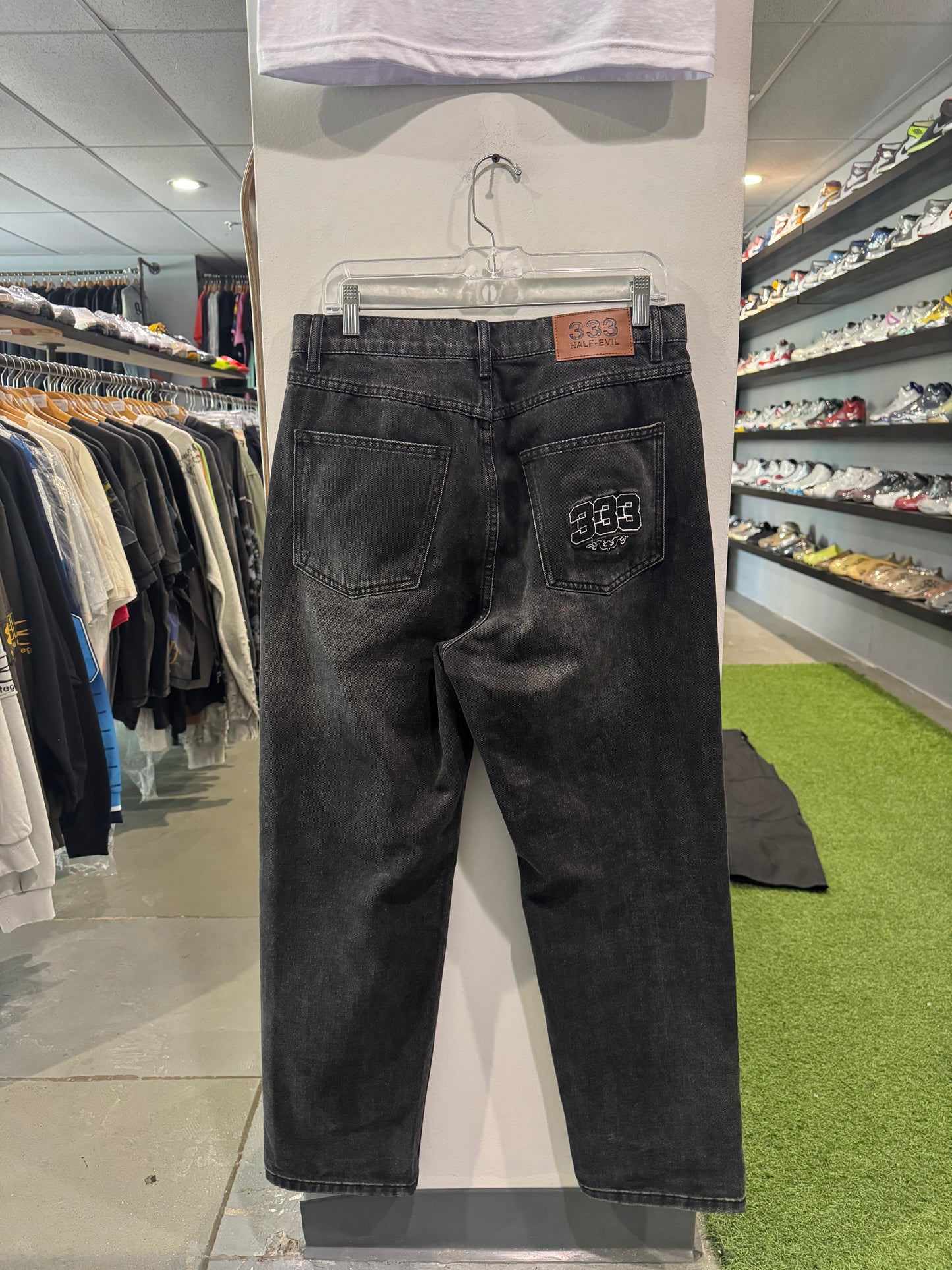 Half Evil Black Denim Jeans (30)