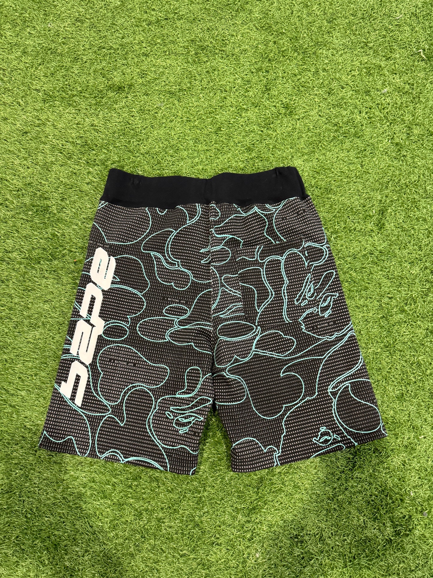 Bape Text Code Shorts (M)