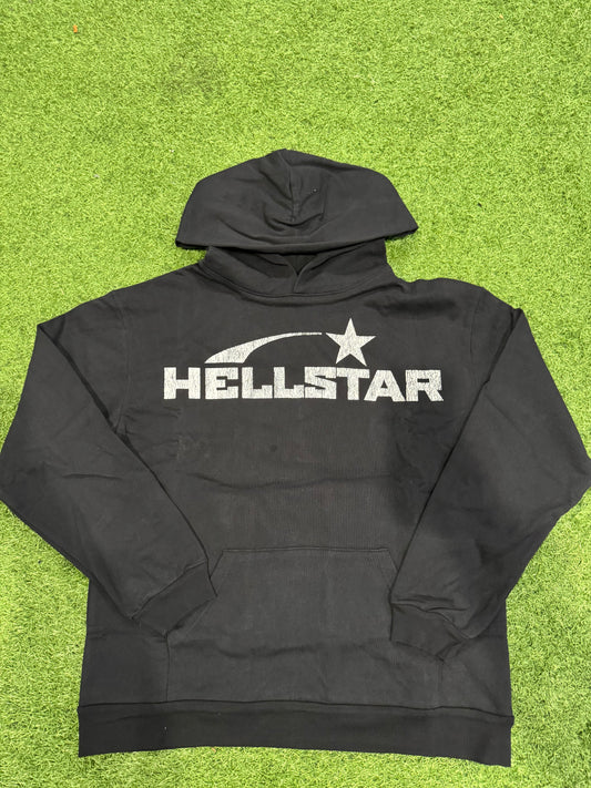 Hellstar Logo Hoodie Black