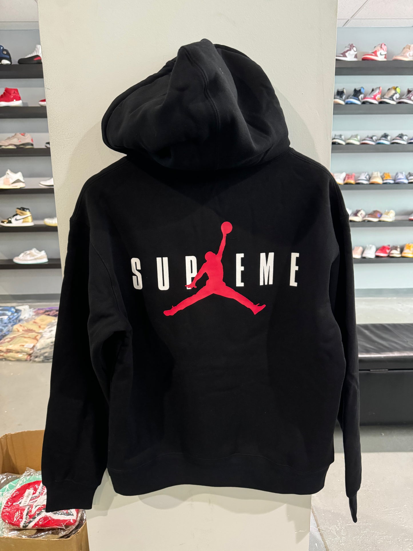 Supreme x Jordan Hoodie Black