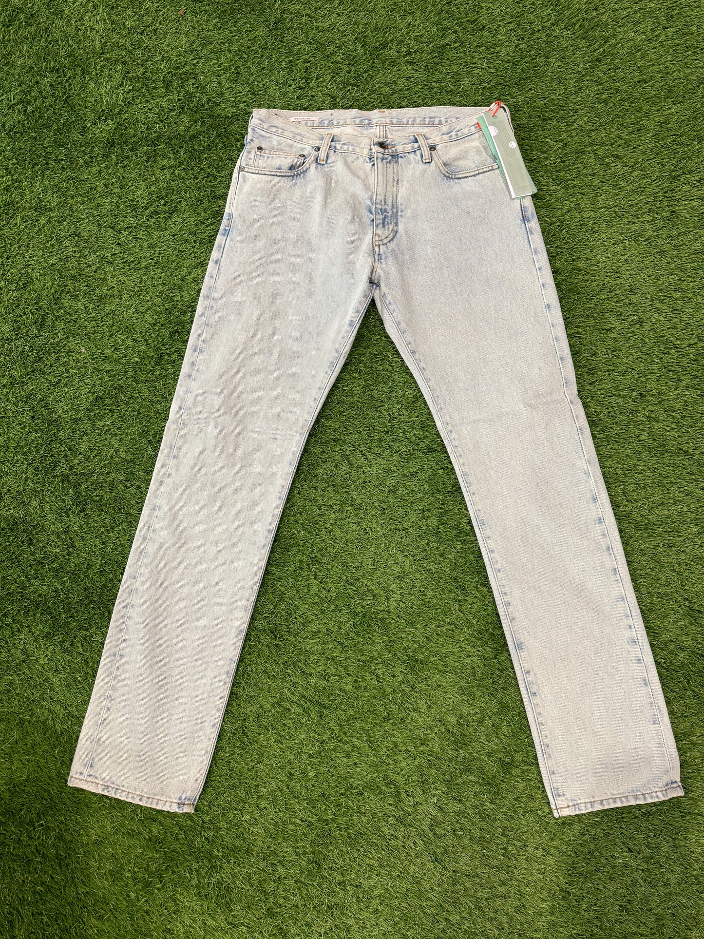 Off-White Single Arrow Jeans Bleached Blue (32)