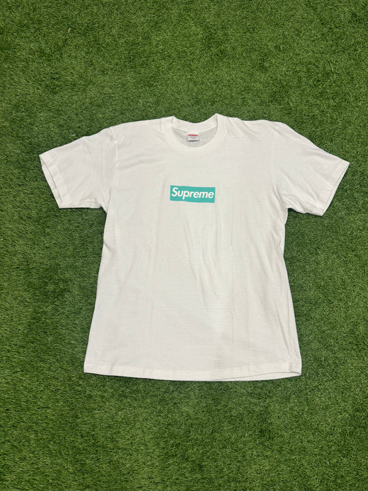 Supreme Tiffany Co. Box Logo Tee White (M)