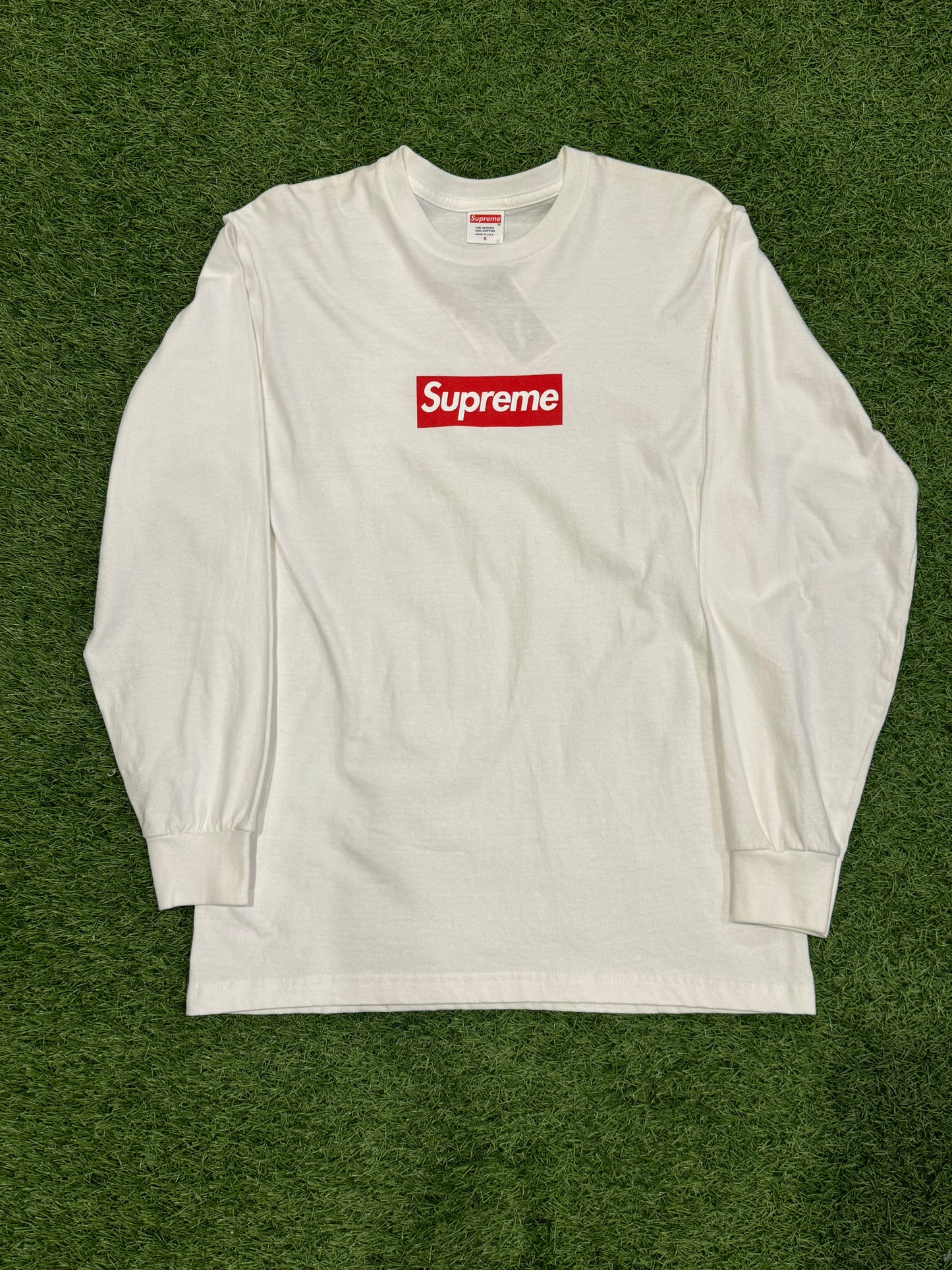 Supreme FW20 Box logo L/S Tee White (S)