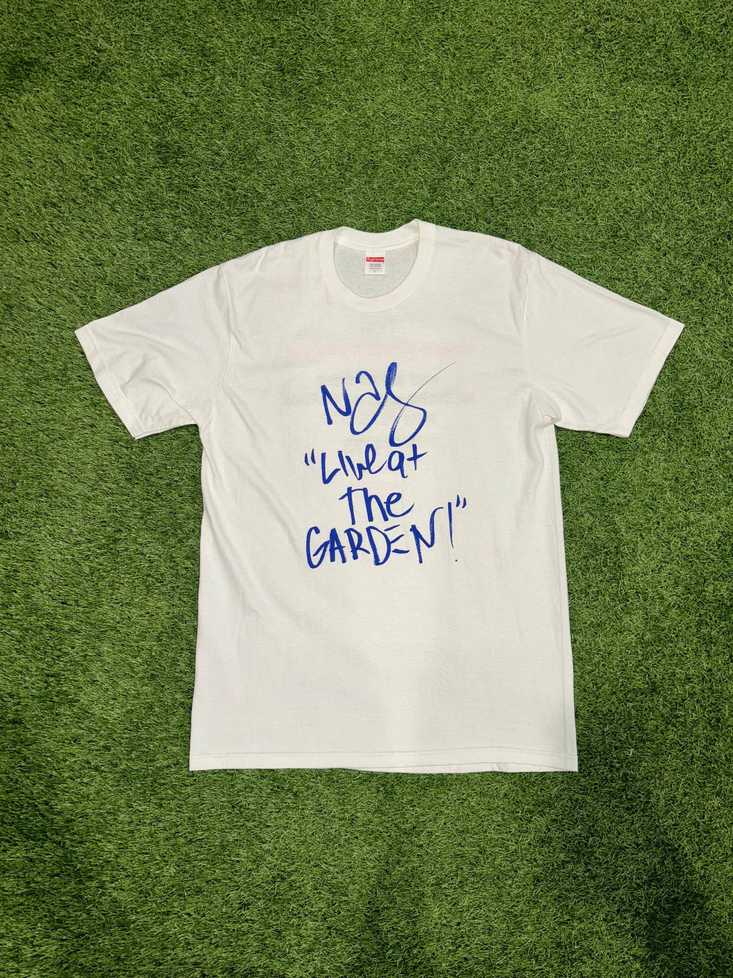 Supreme Nas MSG FNF Tee White (L)